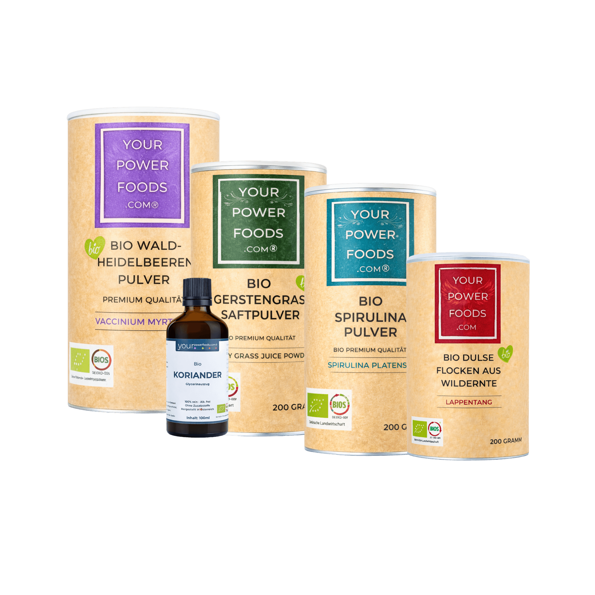 Heavy Metal Detox, POWERFOOD Set, HMDS, mit Bio Koriander Tinktur Heavy Metal Detox, POWERFOOD Set, HMDS, mit Bio Koriander Tinktur