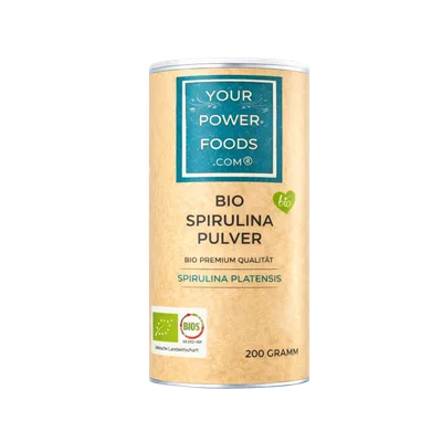 Bio Spirulina Pulver, Premium Qualität, 200g Bio Spirulina Pulver, Premium Qualität, 200g