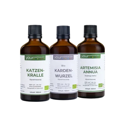 Phyto Komplex Premium - Kardenwurzel • Artemisia Annua • Katzenkralle Phyto Komplex Premium - Kardenwurzel • Artemisia Annua • Katzenkralle