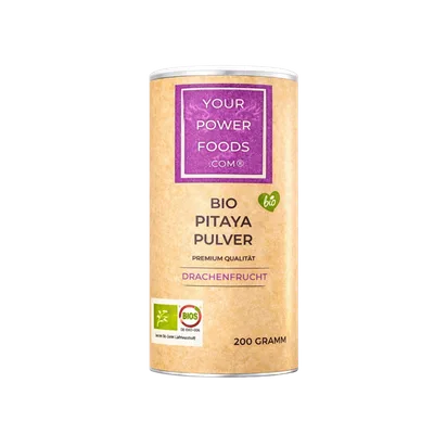 Pitaya Pulver, Bio, 200g, rotes Drachenfrucht Pulver, Red Dragon Powder Pitaya Pulver, Bio, 200g, rotes Drachenfrucht Pulver, Red Dragon Powder