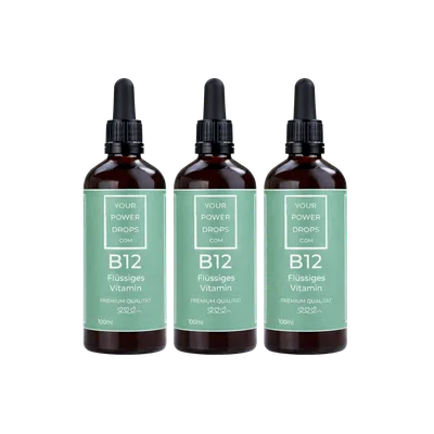 Vitamin B12, konform, hochdosiert, alkoholfrei, 2+1 Gratis Vitamin B12, konform, hochdosiert, alkoholfrei, 2+1 Gratis