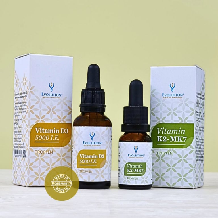 Sonnenset Vitamin D3 5000 I.E. – Vitamin K2-MK 7 100 µg