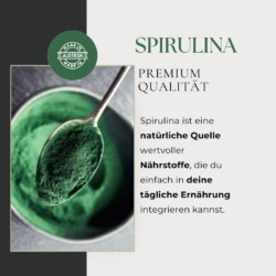 Bio Spirulina Pulver, Premium Qualität, 200g