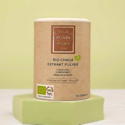 Chaga Extrakt Pulver Bio, 7 – Fach hoch konzentriert, 100g