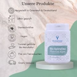 Bio Spirulina Platensis Algen, 350 Stück Presslinge