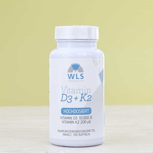 WLS Vitamin D3+K2-MK7, 10.000 IE + 200 μg