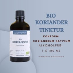 Bio Koriander Tinktur, konform, Alkoholfrei, 100 ml