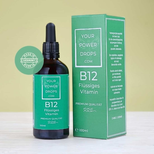 Vitamin B12 flüssig, Alkoholfrei, Premium Qualität, konform,100ml