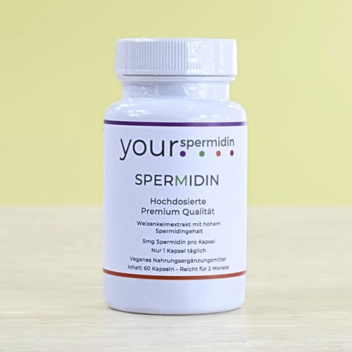 Spermidin - Premium Qualität, 5mg hochdosiert, 2 Monatspackung