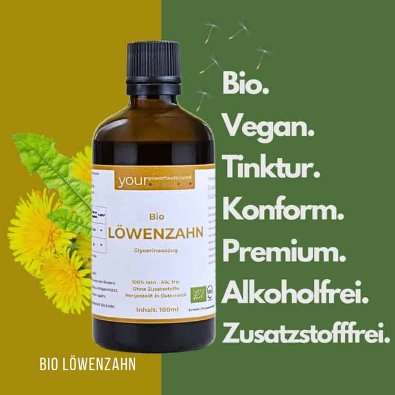 Bio Löwenzahn Tinktur, alkoholfrei, 100 ml