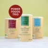 Power Foods Trio - Bio Spirulina, Dulse, Flocken, Gerstengras im Set